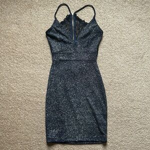 Navy blue windsor dress